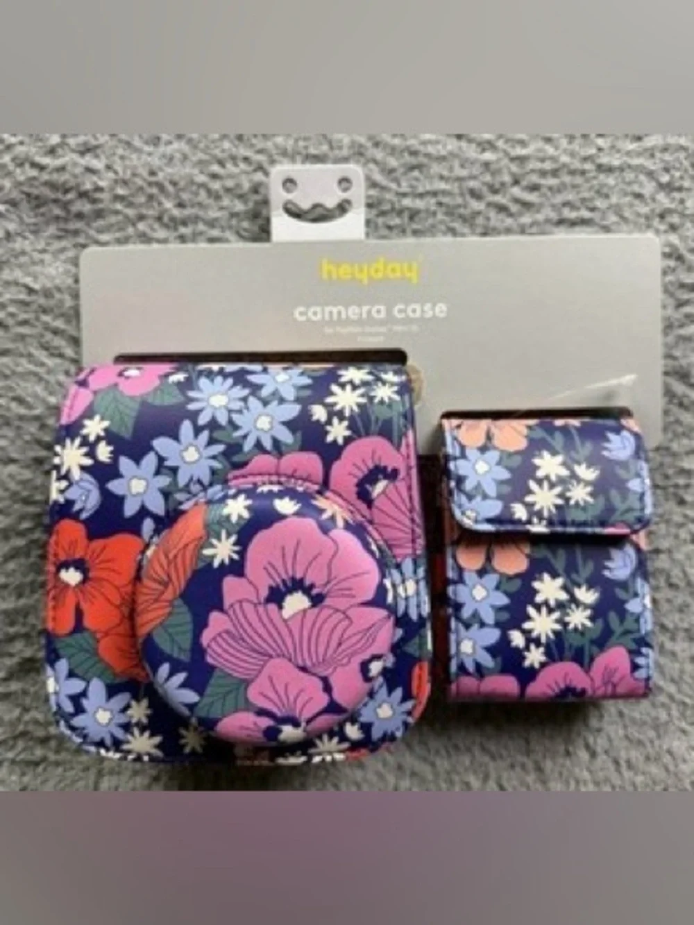 heyday Poppy Flowers crossbody camera case